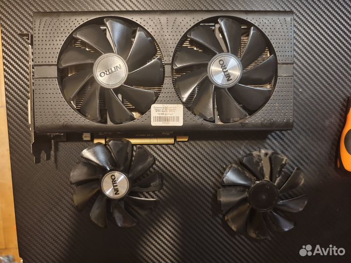 Видеокарта Sapphire RX 580 8 GB Новые Кулера