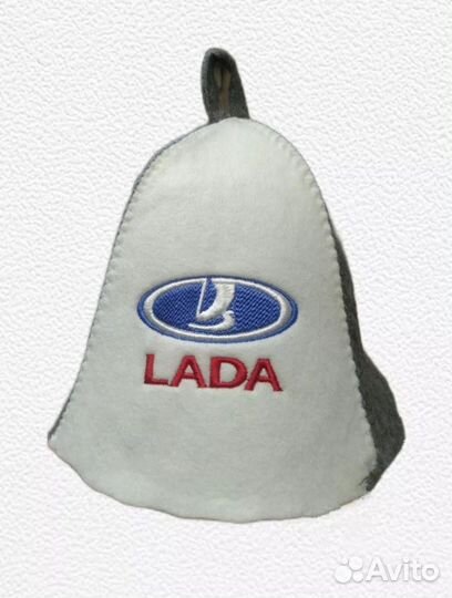 Шапка в баню с вышивкой LADA Лада