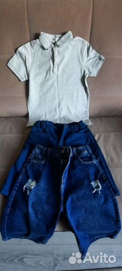 Одежда на мальчика пакетом от 140 до 152