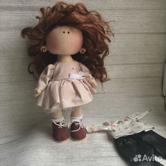 Кукла интерьерная текстильная