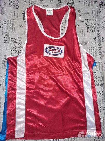 Майка красная боксёрская (XL) Новая