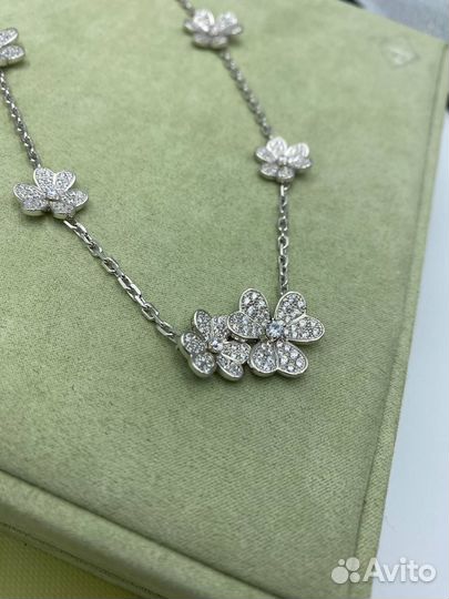 Колье золотое Van Cleef