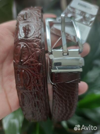 Ремень женский из кожи крокодила
