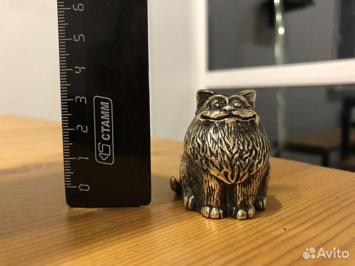 Статуэтка кот бронза #2 малый