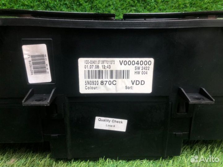 Панель приборов Volkswagen Tiguan 5N1 cawa 2008