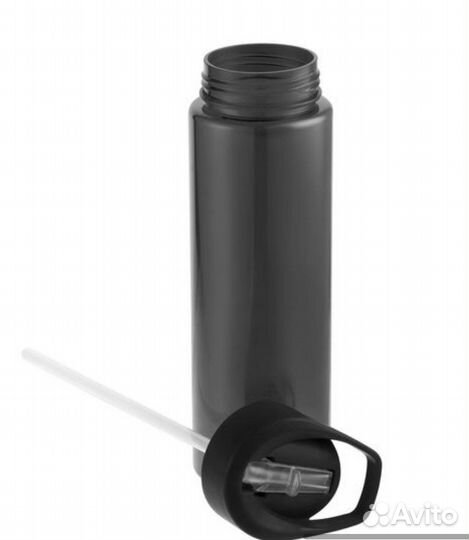 Бутылка для воды. Черная и оранжевая