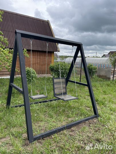 Садовые качели подвесные