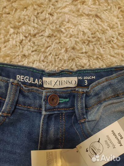 Джинсовые шорты для мальчика, рост 98