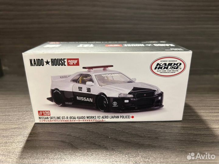 Nissan Skyline Gtr r 34 kaido House Mini gt 1:64
