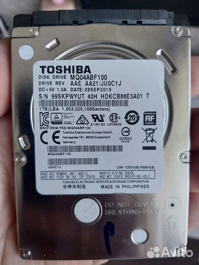 Жесткий диск 2.5 1тб