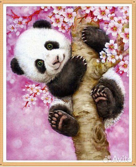 Алмазная мозаика вышивка №19 Панда