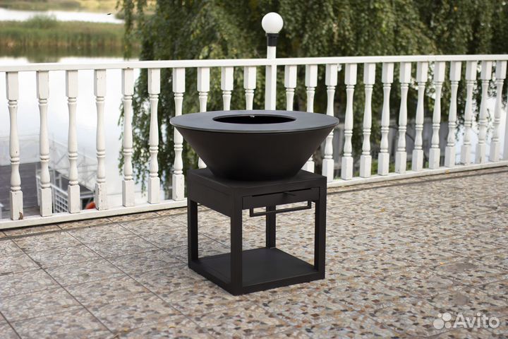 Дровяной гриль-стол Classic S mini