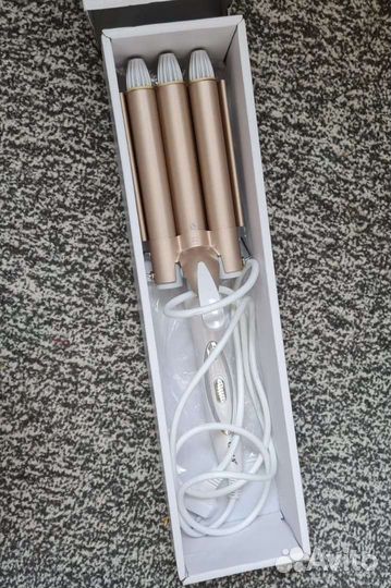 Тройная плойка, стайлер для создания волн, щипцы