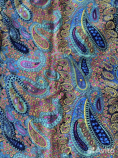 Отрез ткани шелк натуральный СССР