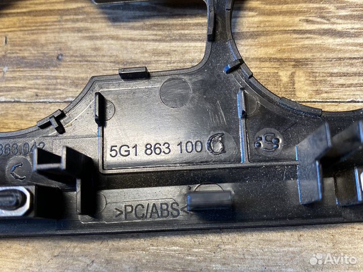 Volkswagen golf 7 накладка Blac климат контроль