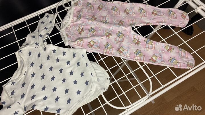 Комбинезоны (пакетом) детские нательные слип