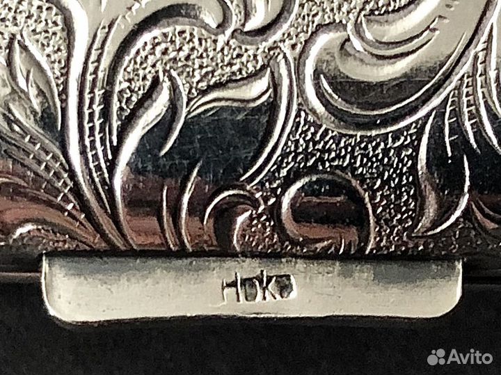Портсигар винтаж hoka (Alpacca) 30-40е Германия