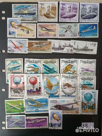 Наборы марок разной тематики 1