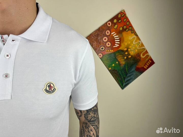 Футболка поло Moncler