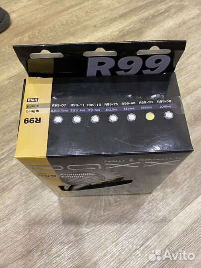 Межблочный кабель rca daxx r 99 5 метров