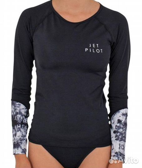 Женская гидромайка с длинным рукавом Tie Dye L/s R