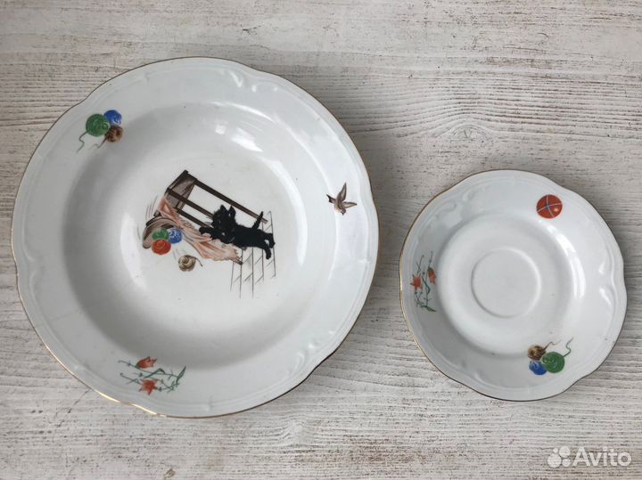 Тарелки Porcelana фарфор детские