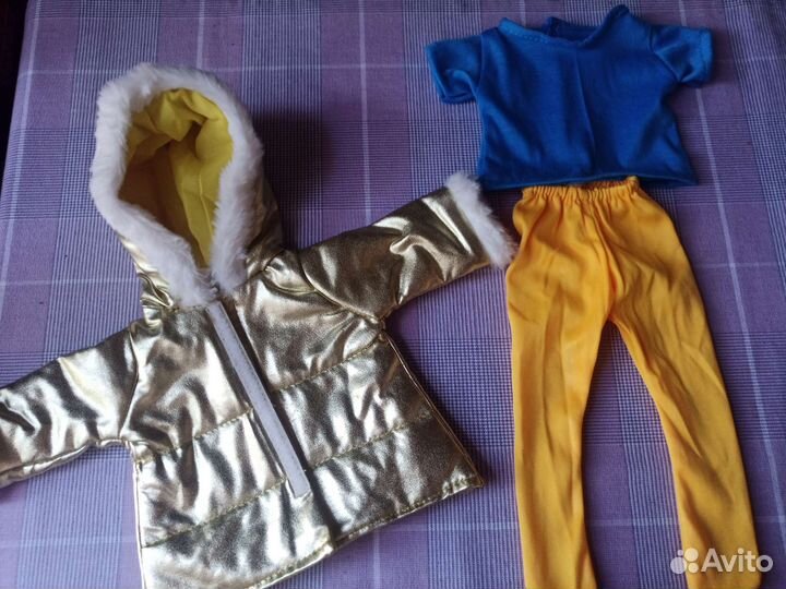 Курточка с капюшоном для куклы до 43 см