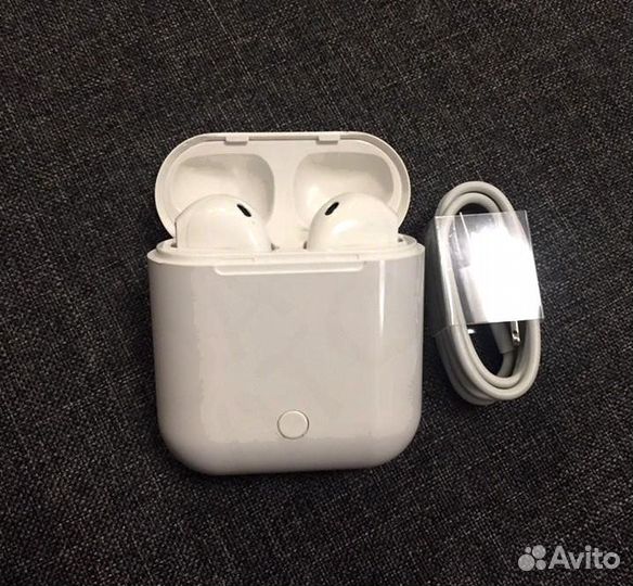 Наушники Аерподс Блютус аналог с анимацией