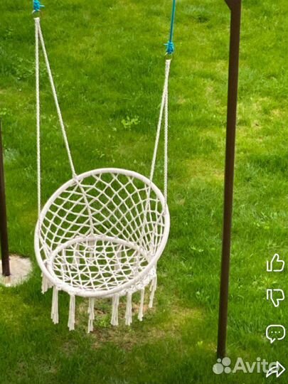 Качели, подвесное кресло гамак