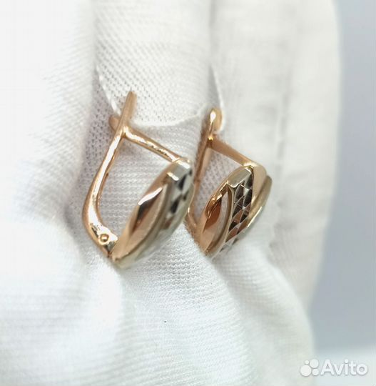 Золотые серьги
