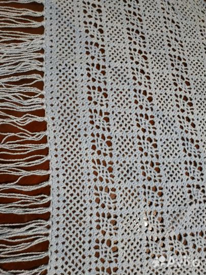 Шаль косынка ручной вязки