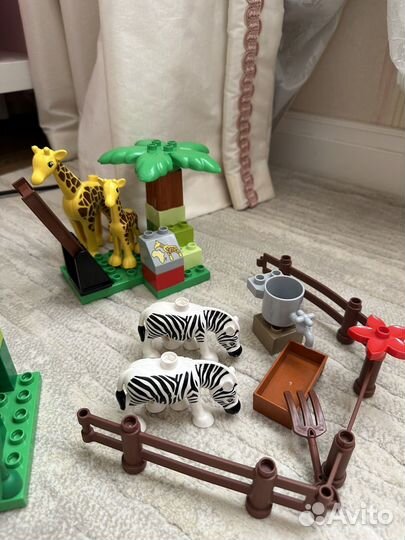 Lego duplo зоопарк, замок принцессы