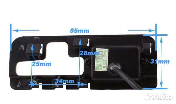 Камера в штатное место для Honda Сivic 2008-2009