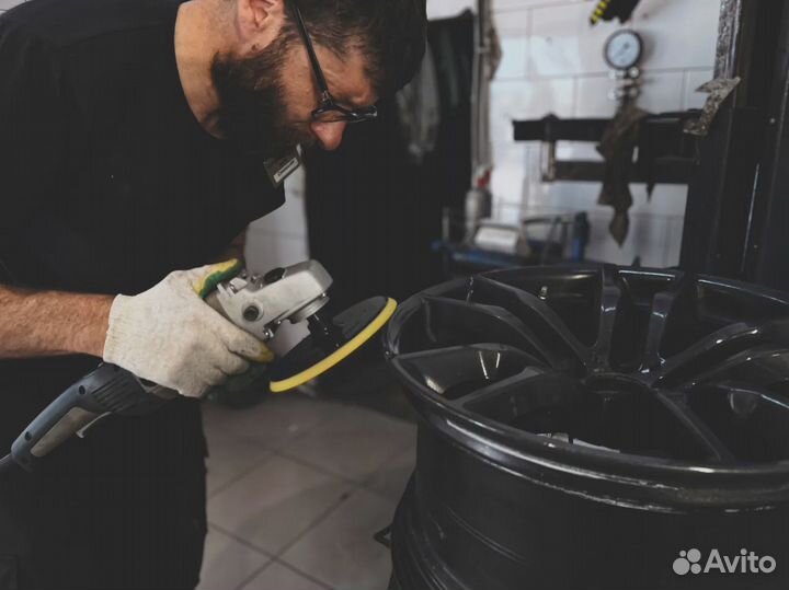 Порошковое окрашивание дисков