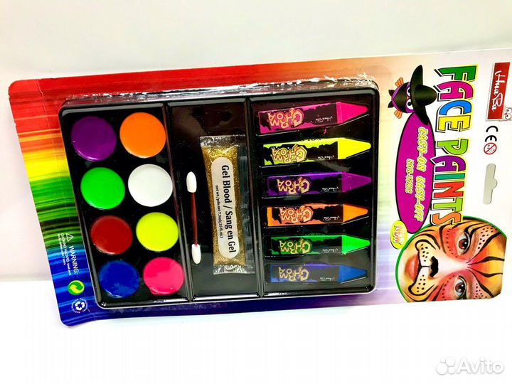Набор красок для аквагрима