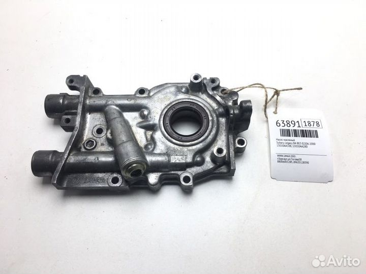 Насос масляный Subaru Legacy B4 BE5 EJ206 2000