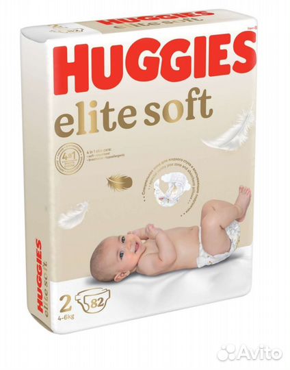 Подгузники huggies elite soft 2