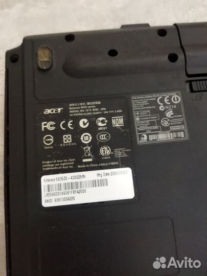 Ноутбук acer extensa 5635ZG