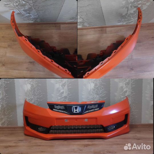 Бампер передний на Honda Fit