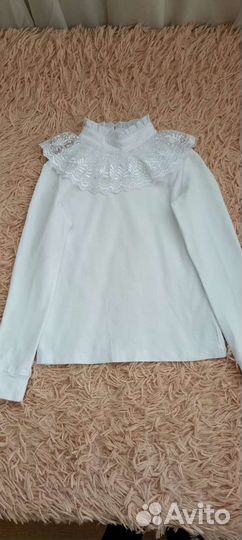 Школьная блузка для девочки 140