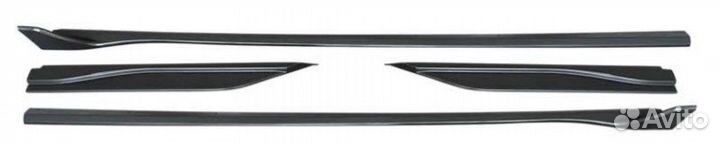 Накладки порогов GT500 15+ для Ford Mustang 10-14