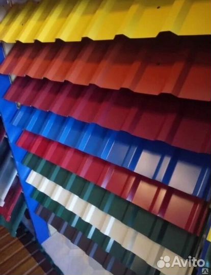 Профнастил оцинкованный и окрашенный