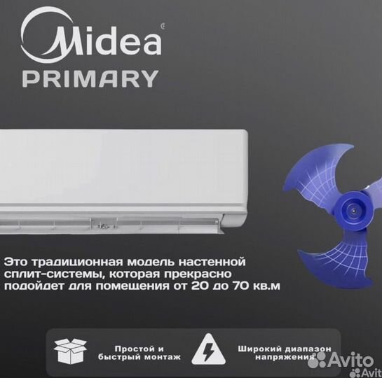Кондиционеры и сплит системы от Midea