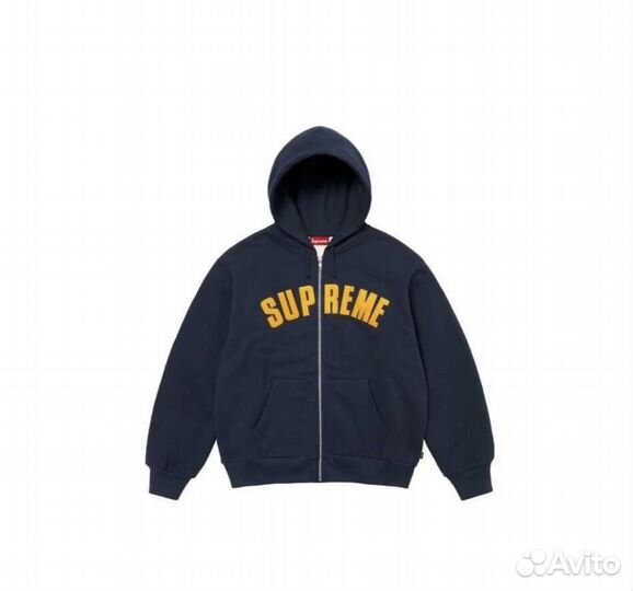 Зип худи supreme