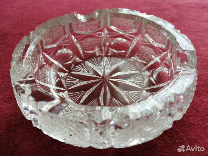 Пепельница хрустальная