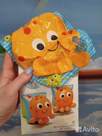 Надувные нарукавники для плавания