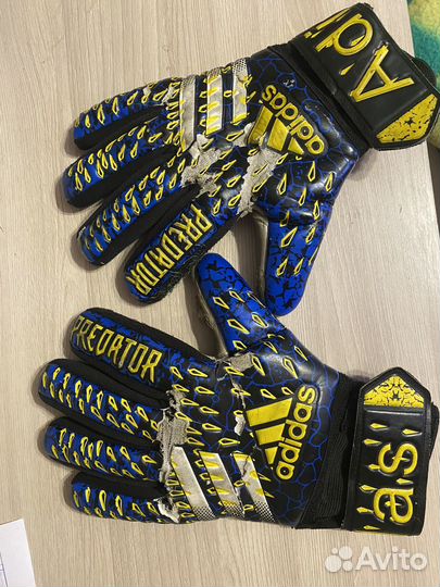 Футбольные вратарские перчатки adidas predator