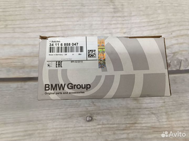 Тормозные колодки передние бмв F10 F11новые