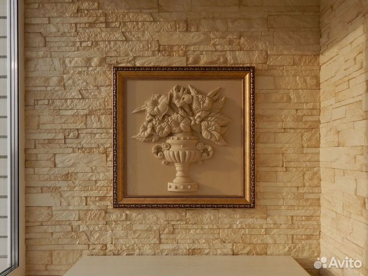 Картина барельеф