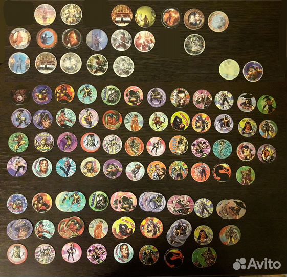 Фишки, кэпсы Mortal Kombat, Street Fighter и др